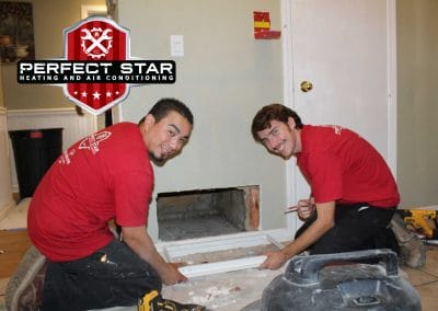 The Perfect Star Install team are a cut above the rest! Left to right David Mendoza and Dade Clifton